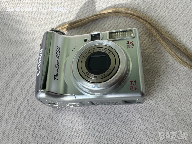 Цифров фотоапарат Canon PowerShot A550 , 7.1 MP , Canon A550, снимка 3 - Фотоапарати - 54060450