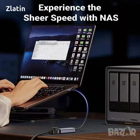 USB 3.0 към LAN мрежов адаптер , 5Gbps , RTL8157, снимка 3 - Мрежови адаптери - 52444800