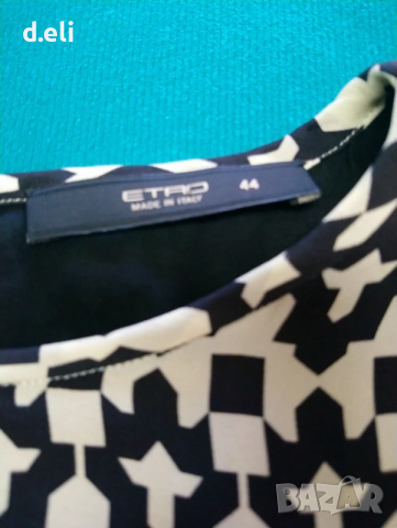 ETRO Original Size M-L / Patrizia Pepe Italy 🇮🇹 Size M 100% Коприна, снимка 7 - Ризи - 51816584
