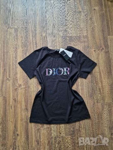 Страхотна дамска тениска DIOR    , нова с етикет, размер S / M ,L , XL, 2XL , снимка 1 - Тениски - 46049505