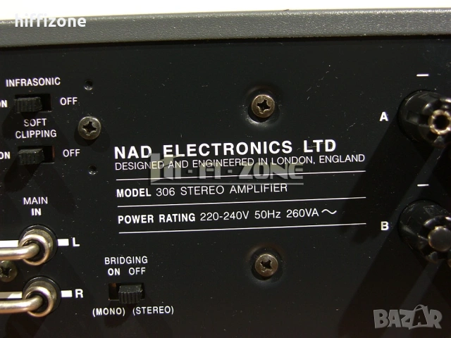 Усилвател   Nad model 306 , снимка 10 - Ресийвъри, усилватели, смесителни пултове - 53681891