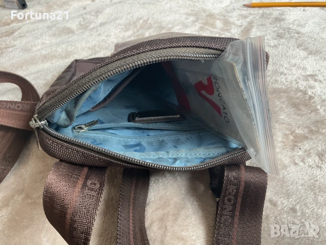 Roncato - кожена чанта, снимка 4 - Чанти - 53996229