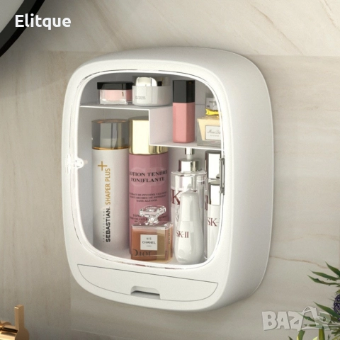 Висящ шкаф за баня, предназначен за съхранение на кремове, гримРазмер: 27*10,5*34см, снимка 3 - Други стоки за дома - 52901696