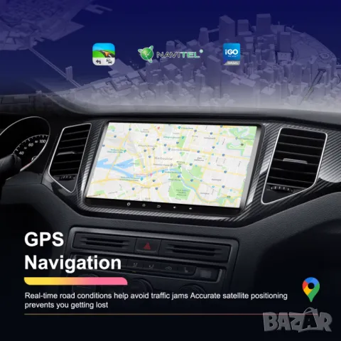 Мултимедия, VW, плеър, двоен дин, volkswagen, навигация, Golf 5, passat, touran, Seat, Skoda Android, снимка 2 - Аксесоари и консумативи - 49943223