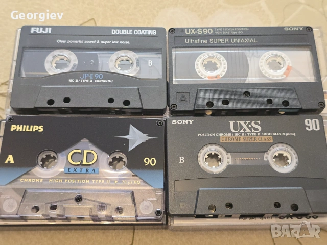 Лот/Lot 4 броя Sony, Philips, Fuji Хром!