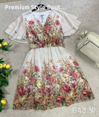 флорална рокля 