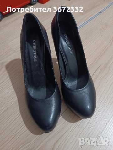 ест.Кожа обувки, снимка 3 - Дамски обувки на ток - 53891328
