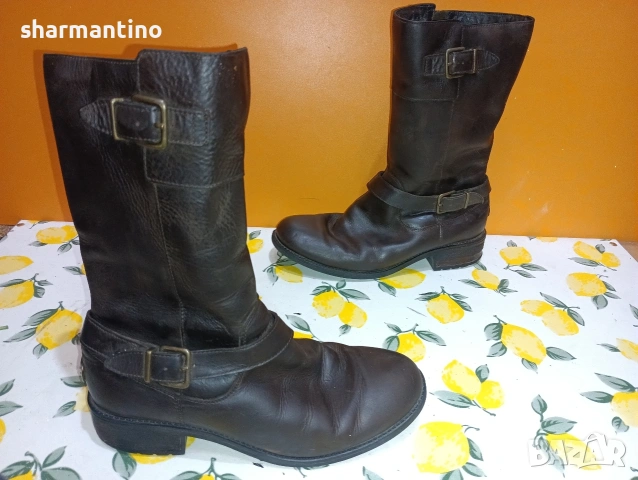 UGG кожени ботуши N 41 , снимка 3 - Дамски ботуши - 53101087