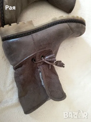 Дамски кожени  боти на комфортно ходило, снимка 8 - Дамски боти - 49300628