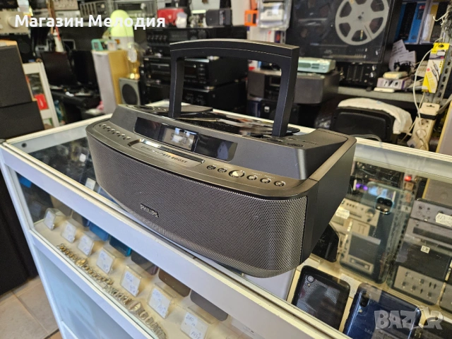 Система Philips AZ420/12 В отлично техническо и визуално състояние. Има радио, диск, usb и aux. Вгра, снимка 8 - Аудиосистеми - 53450913