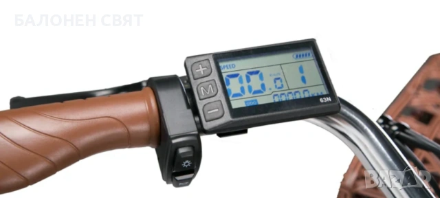 еБайк НОВ Електрически Велосипед Cysum Cityrun за възрастни 250W 36V 10Ah 26” гуми, снимка 3 - Велосипеди - 53940925