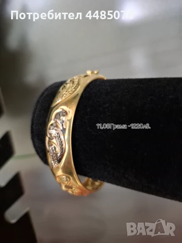 ДАМСКА ЗЛАТНА ГРИВНА 14К.  585 ПРОБА, снимка 2 - Гривни - 50458308