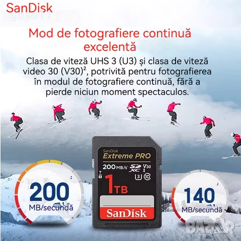 Карта памет SanDisk, снимка 2 - Карти памет - 52820757