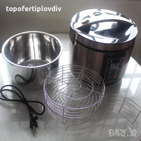 Уред за кисело мляко,черен чесън и др. MLGB 6L Yoghurt Machine, снимка 3 - Мултикукъри - 50733769