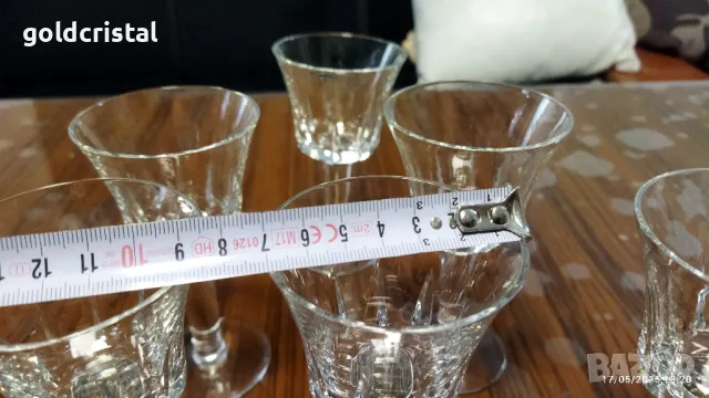 стари кристални чаши , снимка 4 - Антикварни и старинни предмети - 50425777