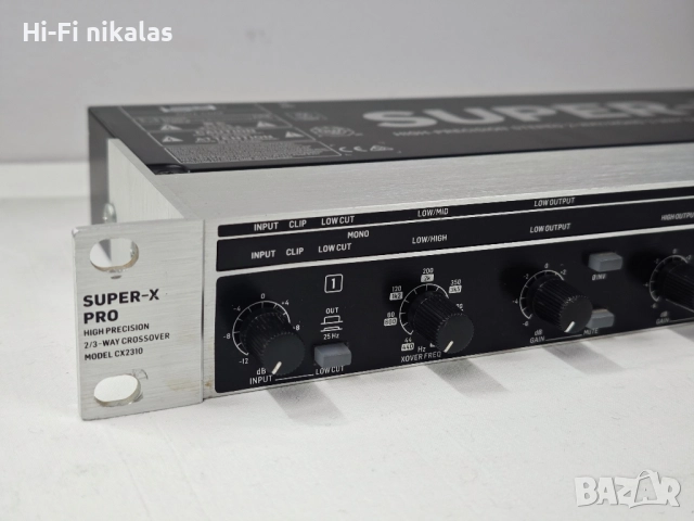 професионален кросоувър процесор BEHRINGER SUPER-X PRO CX2310, снимка 2 - Еквалайзери - 51855340