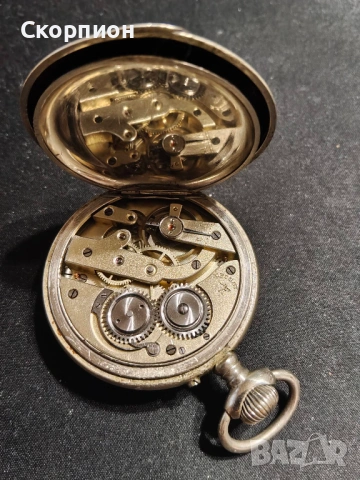 Швейцарски джобен часовник X.OSBY 1925г. - 15 РУБИНА - ПРОМОЦИЯ, снимка 6 - Джобни - 48361698