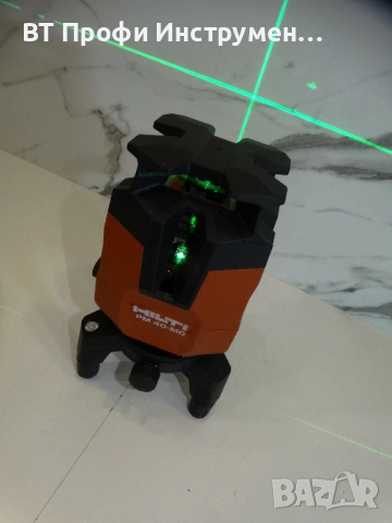 Hilti PM 40 MG - Мултилинеен лазер с зелен лъч, снимка 9 - Измервателни инструменти - 54154985