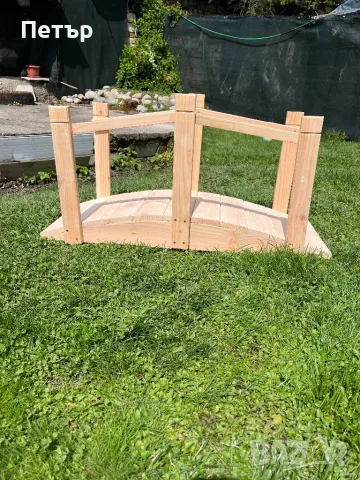 Дървено декоративно мостче, снимка 6 - Декорация за дома - 49816215