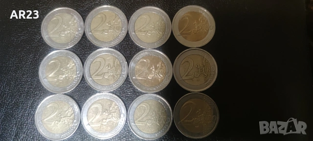 Монети от 2 евро от различни държави, снимка 4 - Нумизматика и бонистика - 53690342