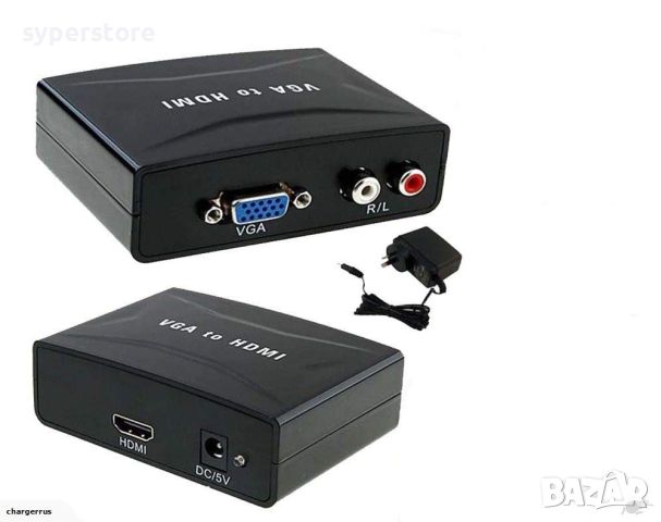 Преобразувател Конвертор VGA - HDMI Digital One SP00509 със звук , снимка 6 - Кабели и адаптери - 46466472