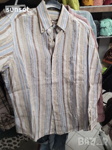 ЛЕНЕНИ мъжки ризи Tommy Hilfiger+..- различни размери и модели, снимка 15 - Ризи - 46446523
