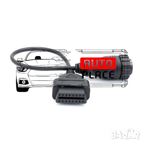Кабел / Преходник / Адаптер за Mercedes 14 Pin Atego Delphi Атего, снимка 4 - Аксесоари и консумативи - 53972365