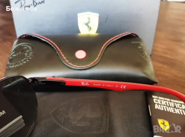  Слънчеви очила RAY-BAN  SCUDERIA FERRARI RB8313-M F0096G, снимка 4 - Слънчеви и диоптрични очила - 50335888