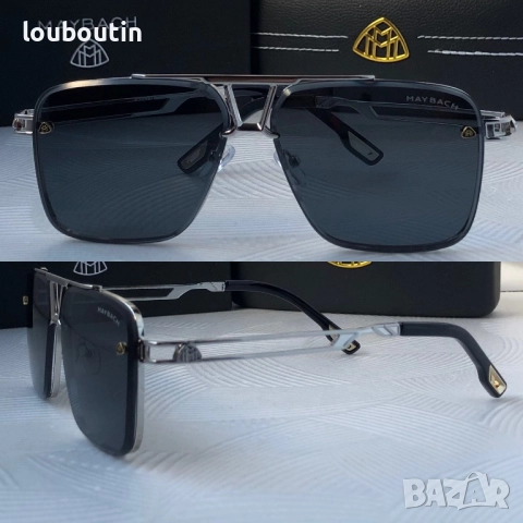 Мъжки слънчеви очила правоъгълни 4 цвята Maybach