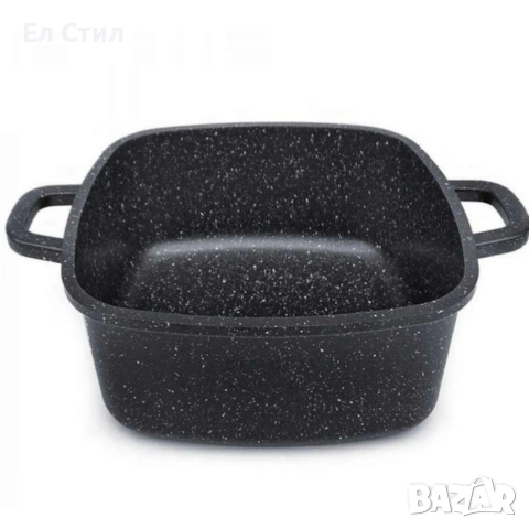 Комплект тенджери – Cheffinger от 3 части с мраморно покритие и капаци + подарък 2 ръкавици, снимка 6 - Съдове за готвене - 53573974