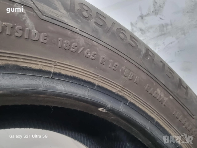 4бр летни гуми 185/65/15 BARUM L03728, снимка 4 - Гуми и джанти - 51522518