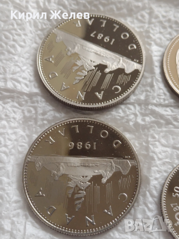Лот монети 12 броя Канадски долара, центове непипани мат гланц перфектно състояние 43634, снимка 2 - Нумизматика и бонистика - 45020832