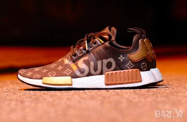 маратонки  Supreme x Louis Vuitton x adidas NMD R1  номер 41 1/3, снимка 3 - Маратонки - 53893131