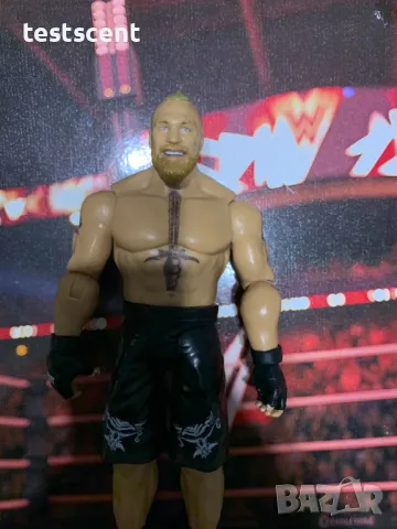 Екшън фигура WWE Brock Lesnar Брок Леснар Mattel Basic Series играчка WWE MMA UFC, снимка 2 - Колекции - 48939170