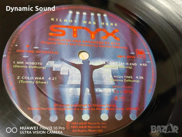 Грамофонна плоча  на STYX - 14€ - NM, снимка 3 - Грамофонни плочи - 53477572