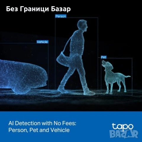 Нова Tapo 2K 3MP Dual Lens външна охранителна камера Alexa охрана дом, снимка 9 - IP камери - 53009261