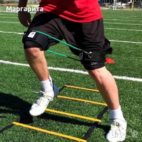 Комплект от ластици със съпротивление за крака и удобна преносима торбичка, снимка 2 - Спортна екипировка - 52816549