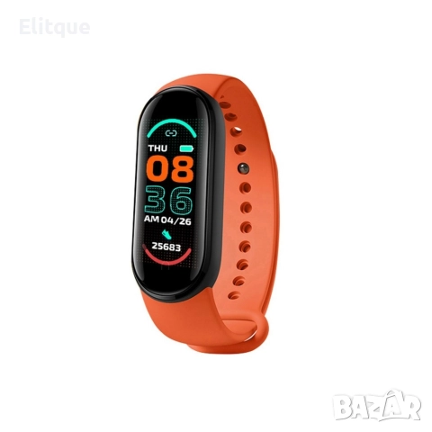 Спортна bluetooth смарт гривна с крачкомер, мониторинг на пулс и кислород в кръвта - ЧЕРЕН, снимка 7 - Смарт гривни - 52787641