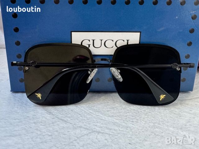 GUCCI с лого дамски слънчеви очила квадратни УВ 400, снимка 8 - Слънчеви и диоптрични очила - 45197840