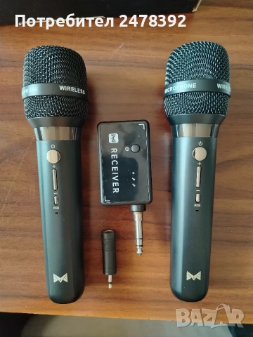 Безжични WiFi микрофони /Echomussy Clic Res, снимка 3 - Ресийвъри, усилватели, смесителни пултове - 54004031
