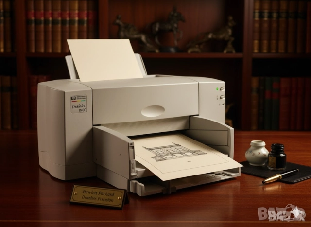 HP Deskjet 840C класически принтер , снимка 6 - Принтери, копири, скенери - 52324798