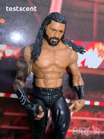 Екшън фигура WWE Roman Reigns Роман Рейнс ELITE SERIES Bloodline mattel figure елит, снимка 17 - Колекции - 49171814