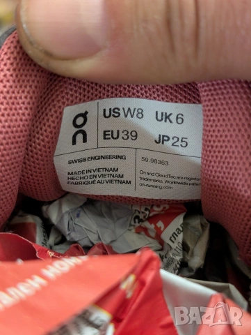 маратонки On Cloud 5  номер 39, снимка 8 - Маратонки - 53787271