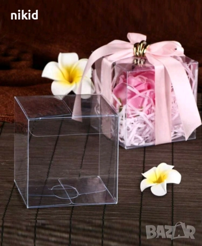5 см кутия прозрачна кутии кутийки за подарък декорация сувенир 