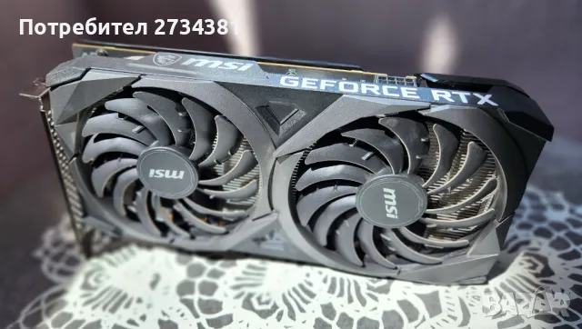 MSI GeForce RTX 3060 VENTUS 2X 12G OC, снимка 2 - Видеокарти - 47011198