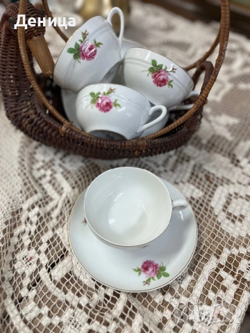 4 сета за чай Напълно здрави  Вместимост-180 мл на око 