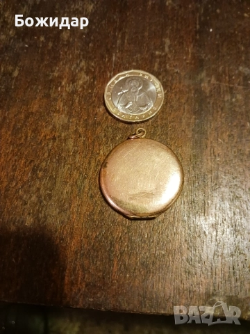 Старо Позлатено Колие. За влюбени., снимка 3 - Колекции - 52543744