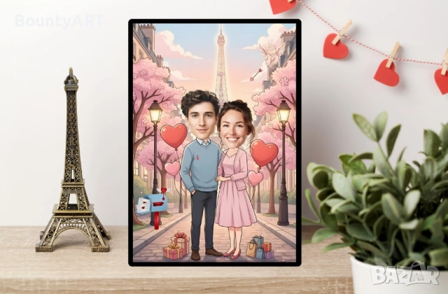 Карикатури за влюбени. Подарък за двама- Свети Валентин, годишнина, снимка 9 - Романтични подаръци - 53225084