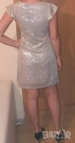 Официална рокля с пайети, снимка 5 - Рокли - 41374179