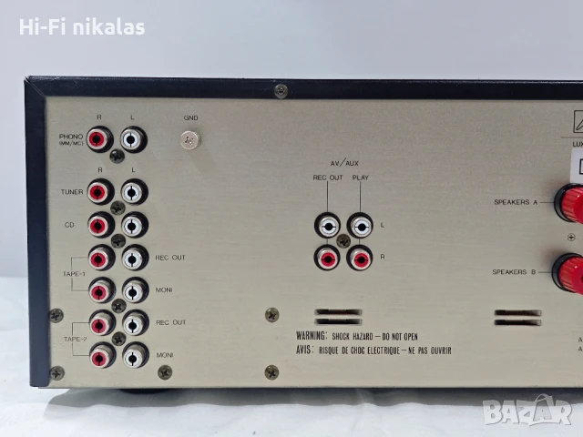 хибриден лампов стерео усилвател Hi-Fi LUXMAN LV-103, снимка 8 - Ресийвъри, усилватели, смесителни пултове - 51048422